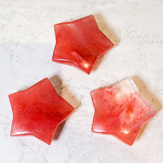 Cherry Quartz Star