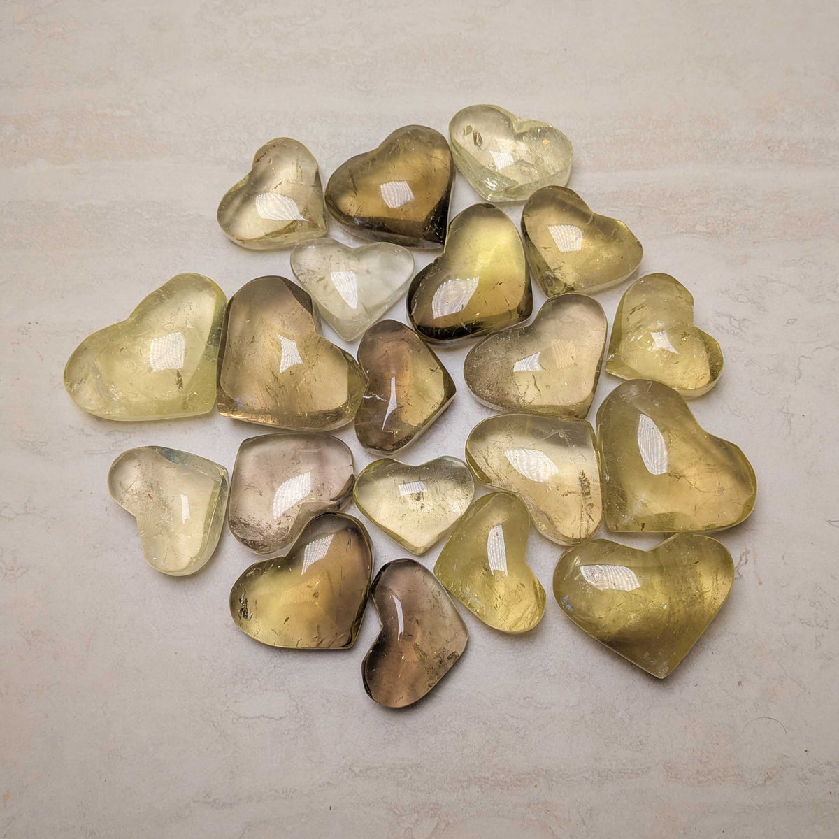 Citrine Heart Crystal
