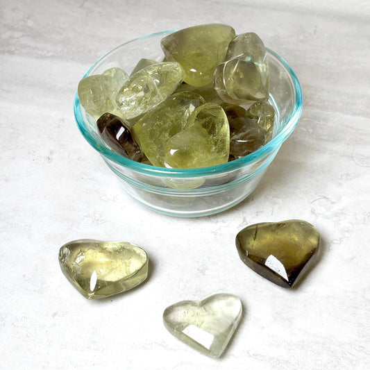 Citrine Heart Crystal