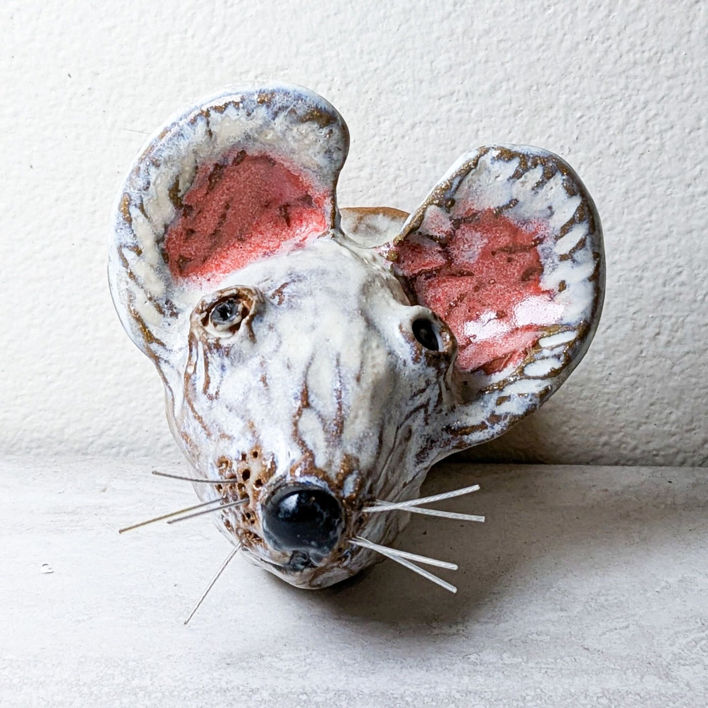 Handmade Ceramic Mouse by Local Artist, Cate Tylor