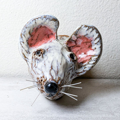 Handmade Ceramic Mouse by Local Artist, Cate Tylor