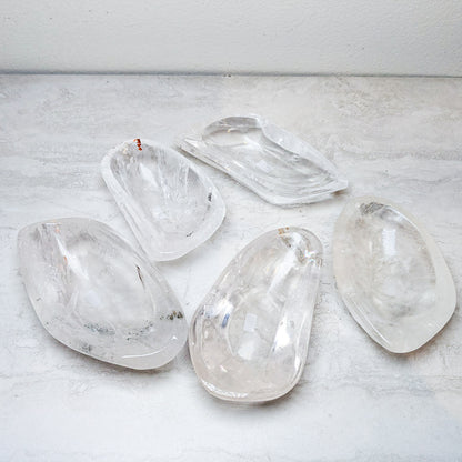 Clear Quartz Crystal Bowl