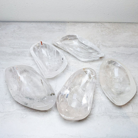 Clear Quartz Crystal Bowl