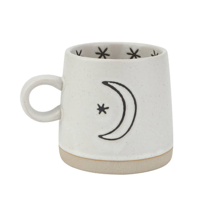 Crescent Moon & Sun Ceramic Mug