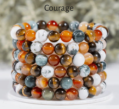Crystal Healing Bracelets | Anxiety | Abundance | Joy | Fertility & More