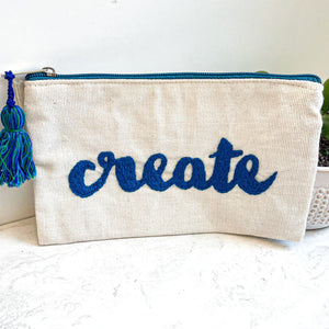 Create  Embroidered Clutch Bag