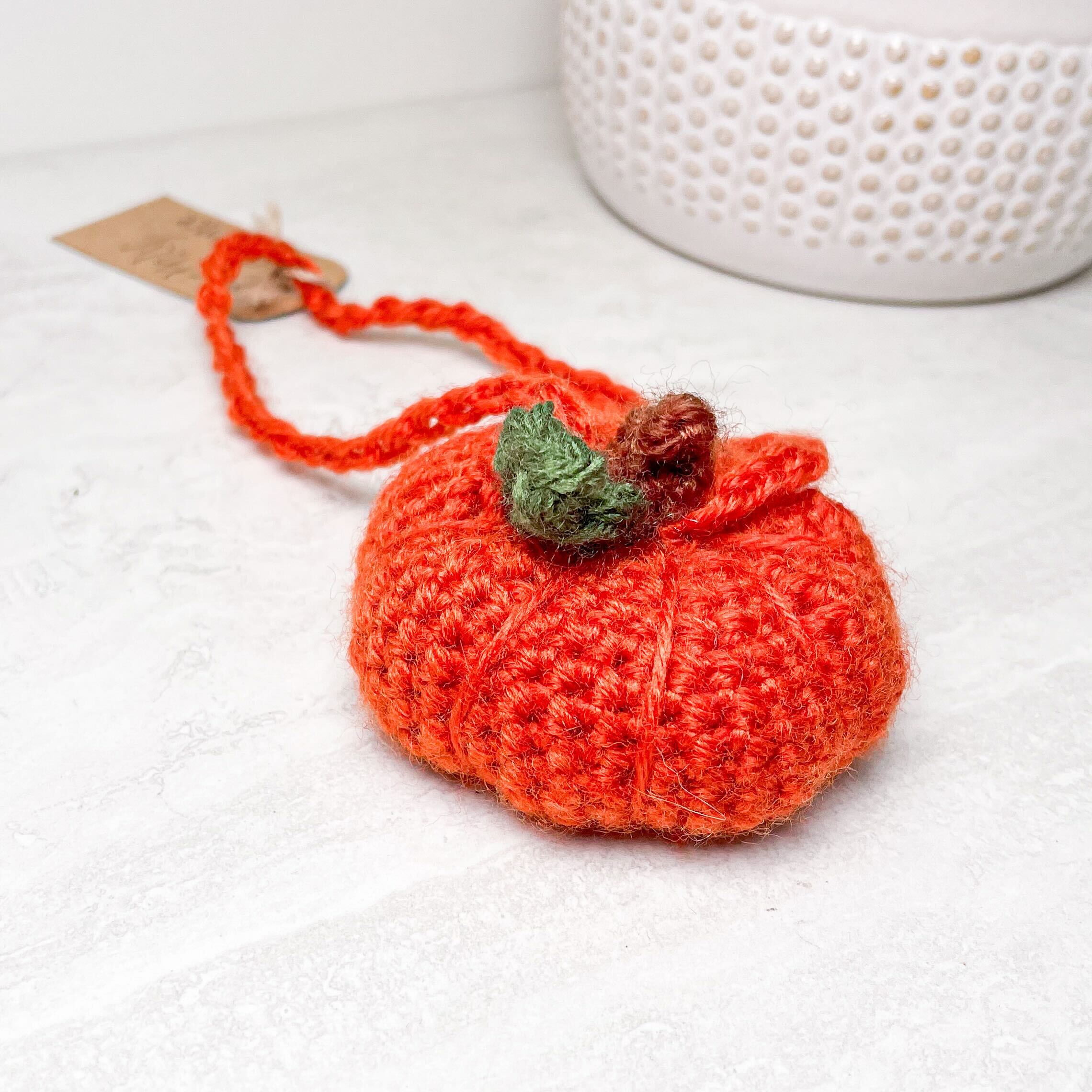 Crochet Pumpkin Hanger