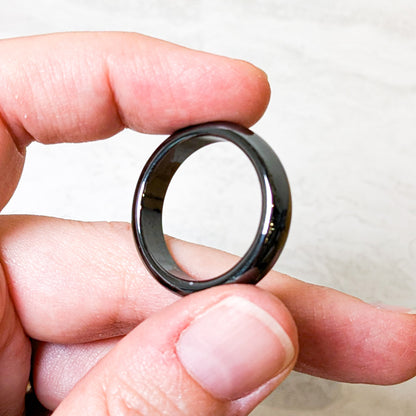 Rounded Hematite Rings | Non-magnetic | Various Sizes