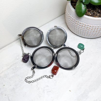 Tea Infuser Ball | Various Crystals