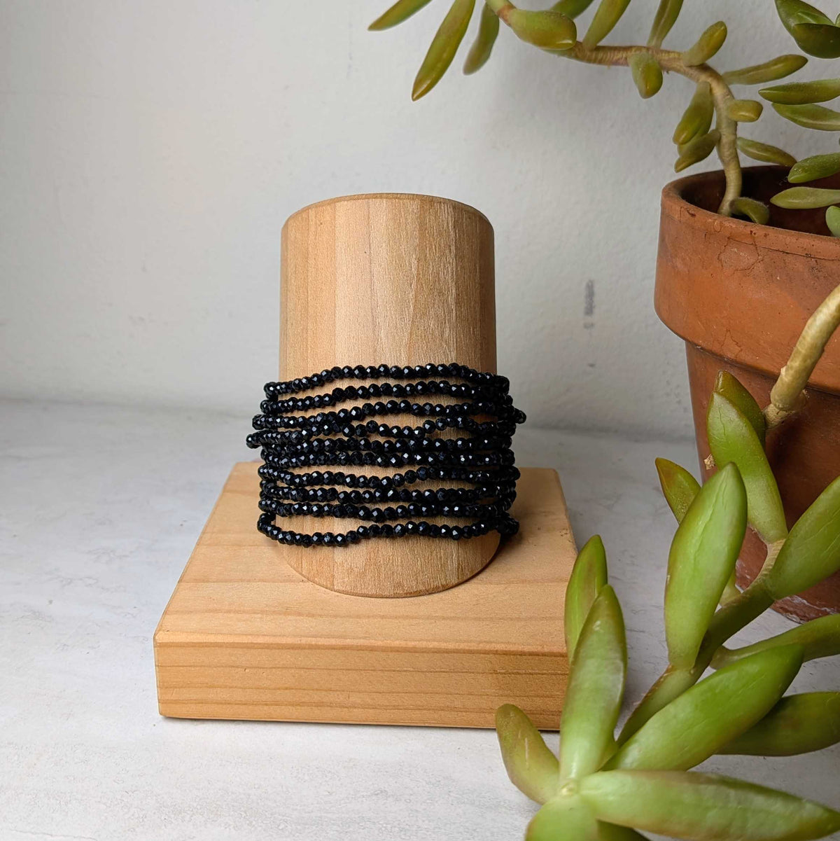 Crystal Faceted Beaded Bracelets | 3mm