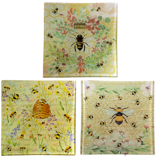 Bee Meadow Glass Tray | Various Designs
