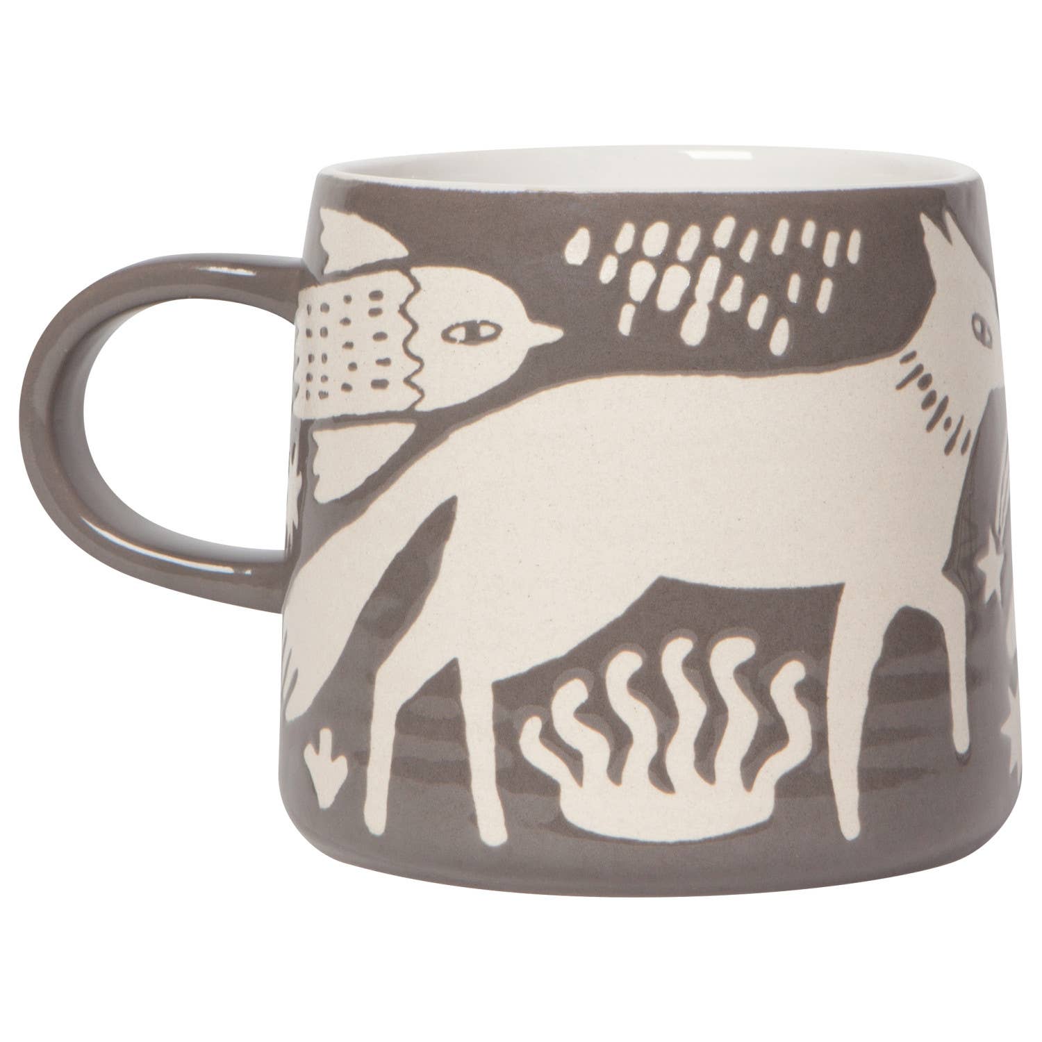 Danica Studio Timber Imprint Ceramic Mugs 14 oz