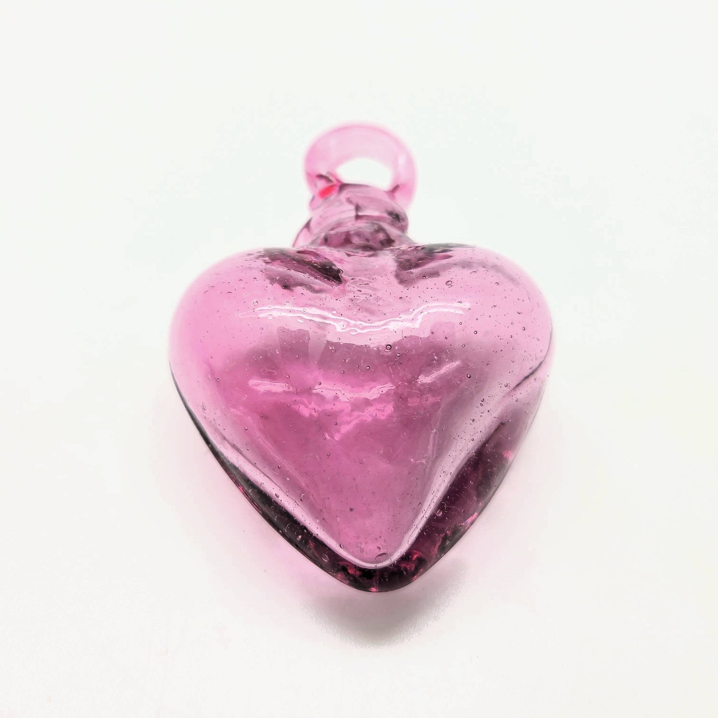 Small Handblown Glass Heart Ornaments