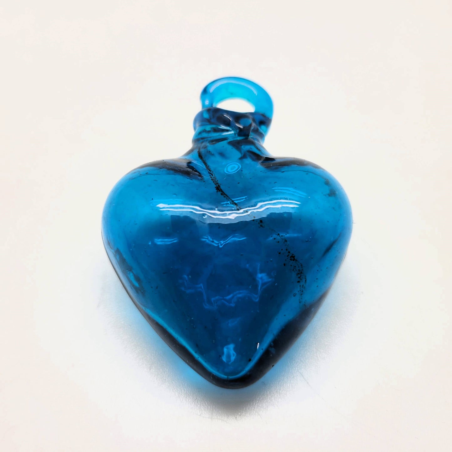 Small Handblown Glass Heart Ornaments