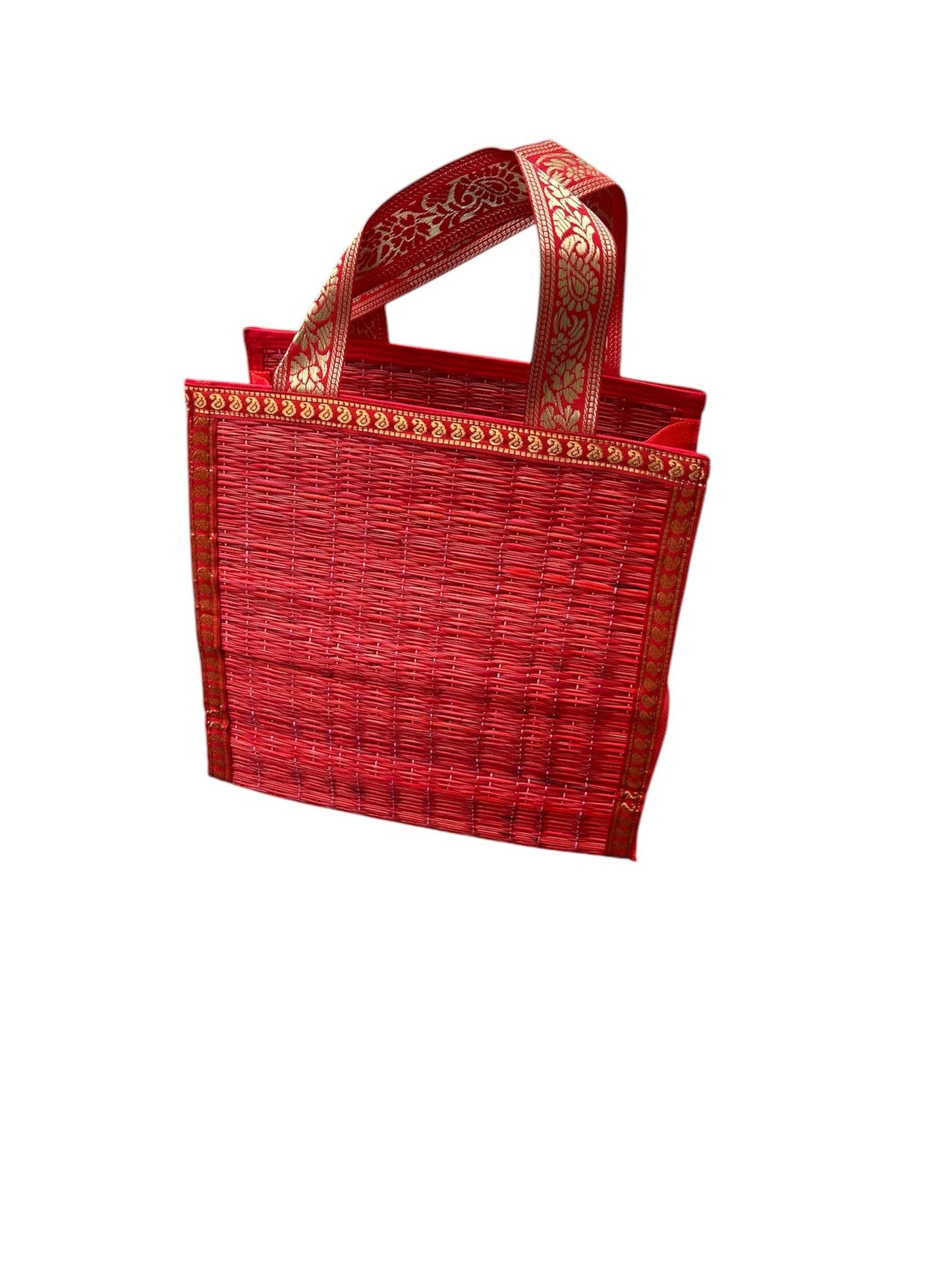Korai Grass Reusable Bag Gift Bag | Handmade Eco-Friendly Tote from India
