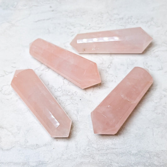 Rose Quartz Double-Terminated Point 2"