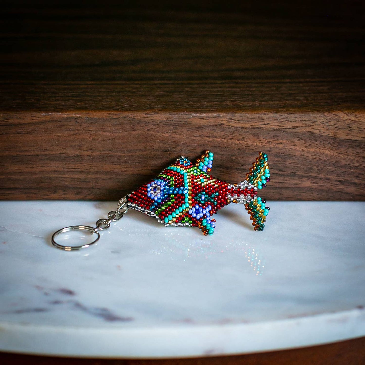 Fish Beaded Keychains