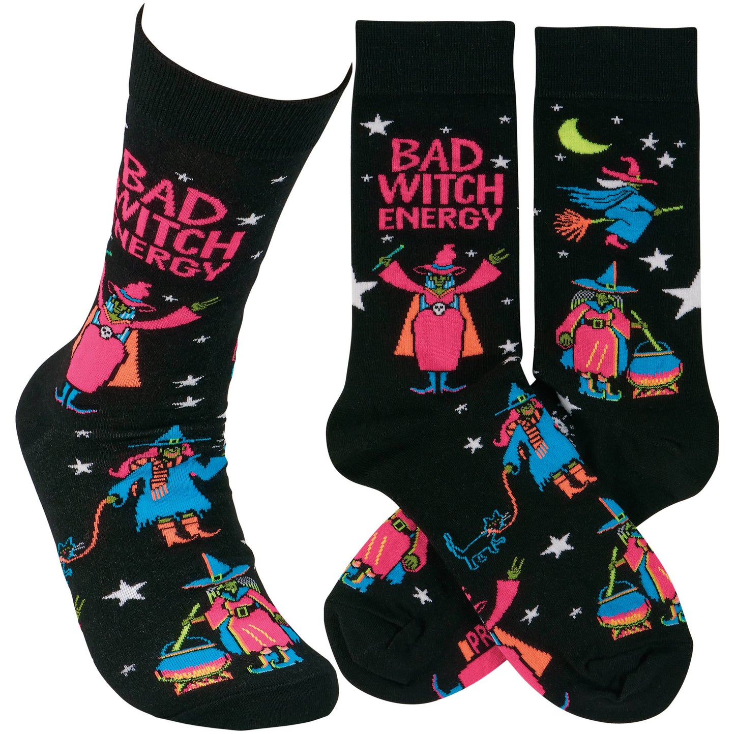 Bad Witch Energy Socks – Witchy Bold Everyday Comfort