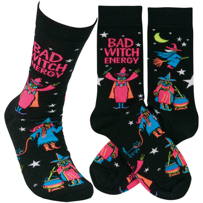 Bad Witch Energy Socks – Witchy Bold Everyday Comfort