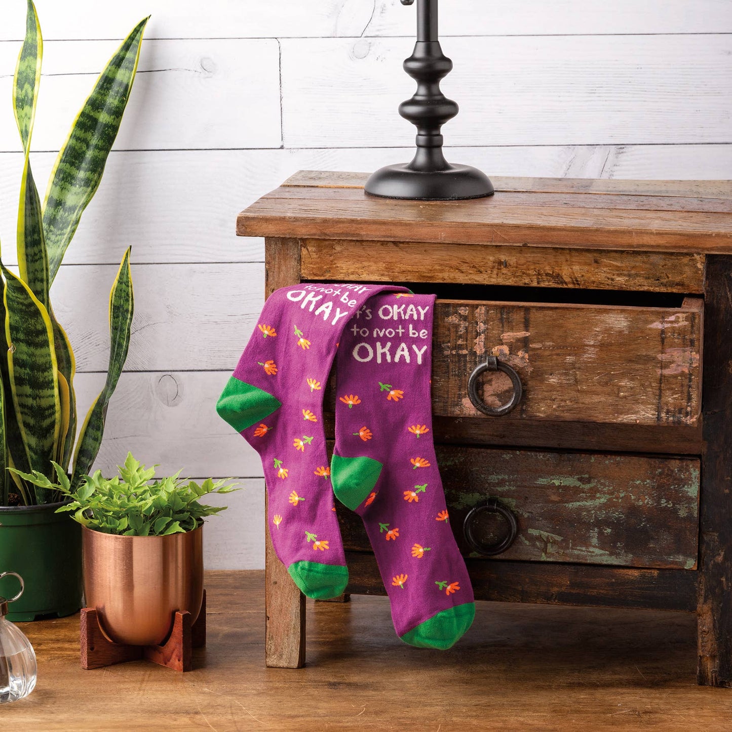 It's Okay To Not Be Okay Socks – Comfort & Compassion