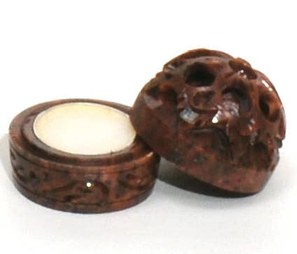 Jasmine Solid Perfume in Hand Carved Stone Jar