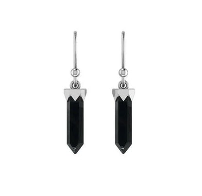 Natural Stone & Sterling Silver Dangle Earrings | Various Stones