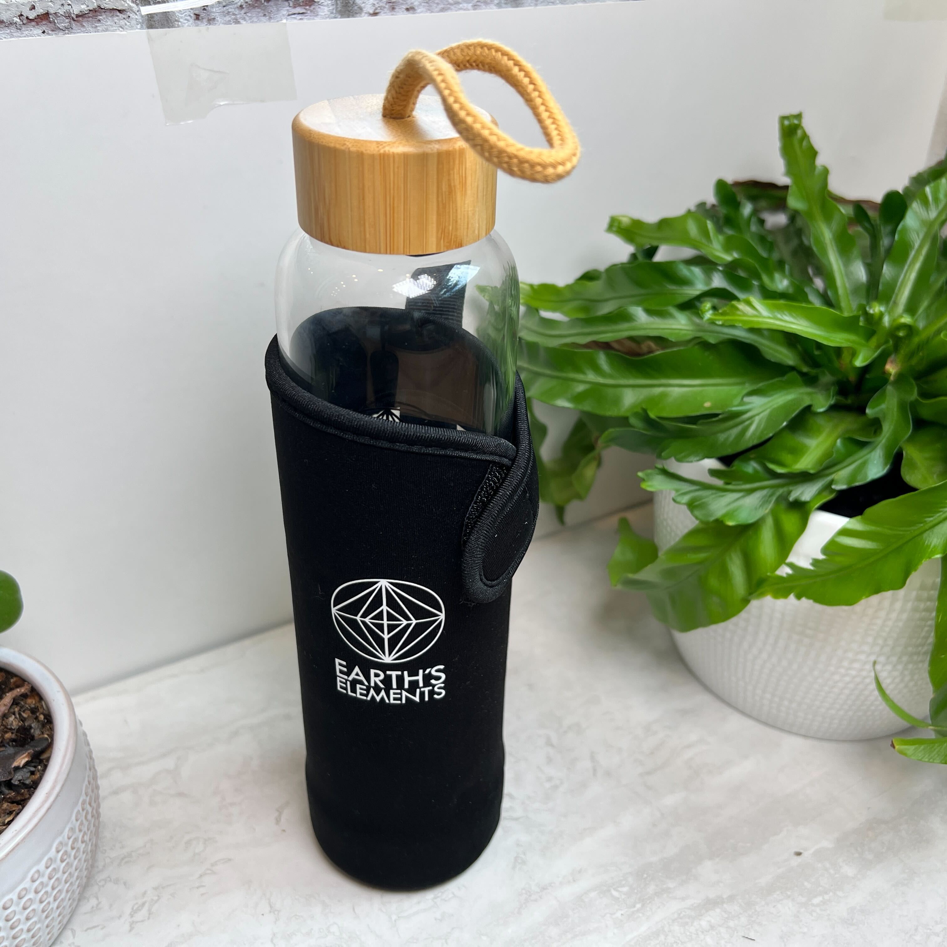 Earth's Elements Water Bottle and Sleeve Set