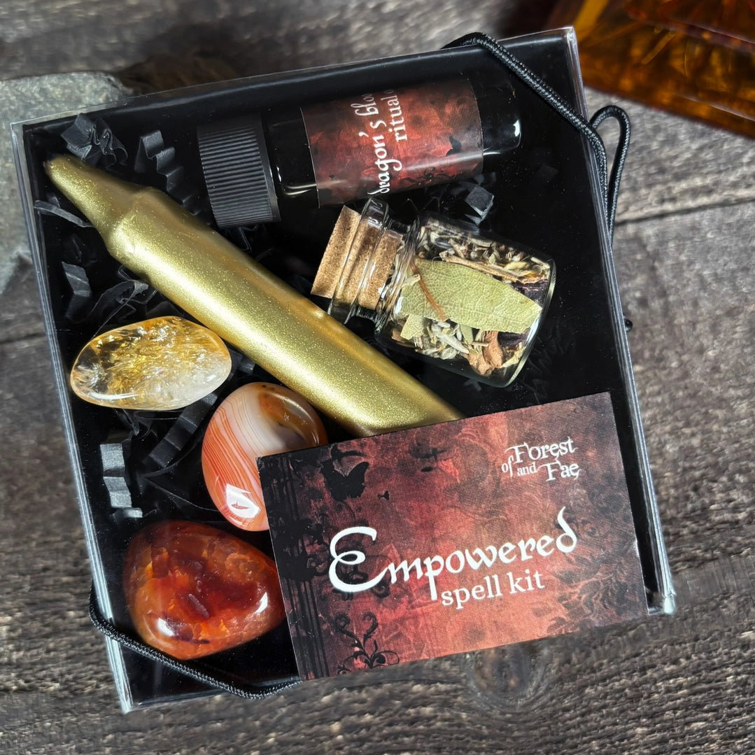 Empowered Spell Kit | Witchcraft Courage & Strength | Of Forest & Fae