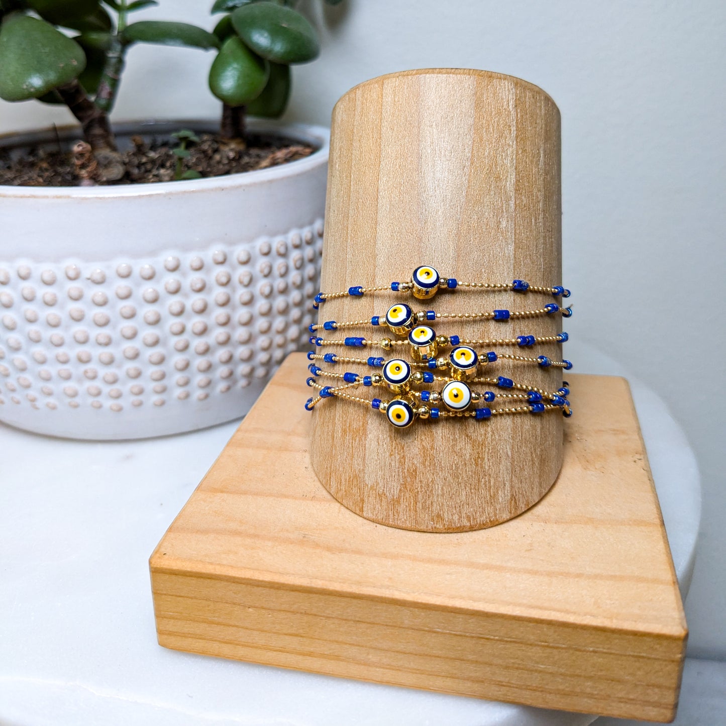 Evil Eye Seed Beads Bracelets | Various Styles