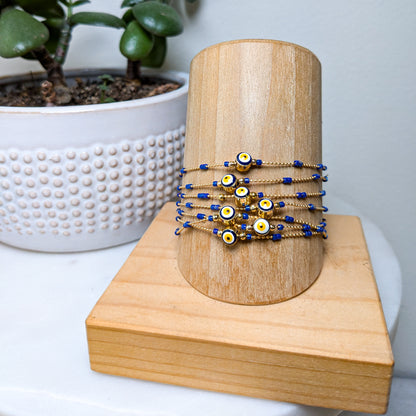 Evil Eye Seed Beads Bracelets | Various Styles