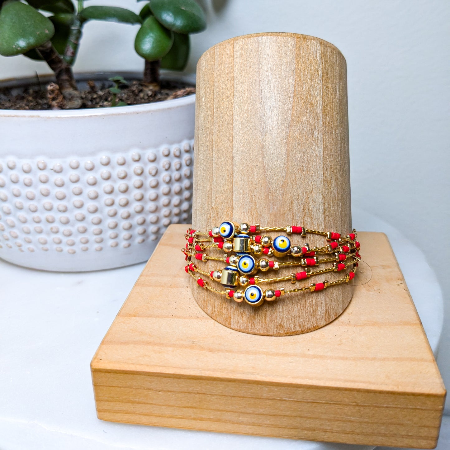 Evil Eye Seed Beads Bracelets | Various Styles