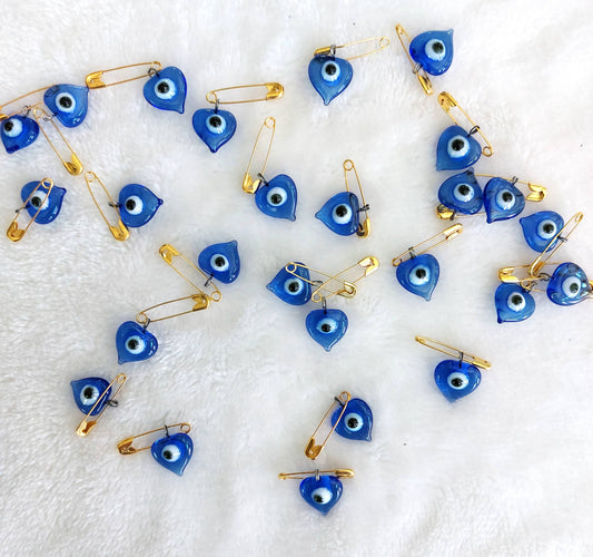 Evil Eye Heart Pin