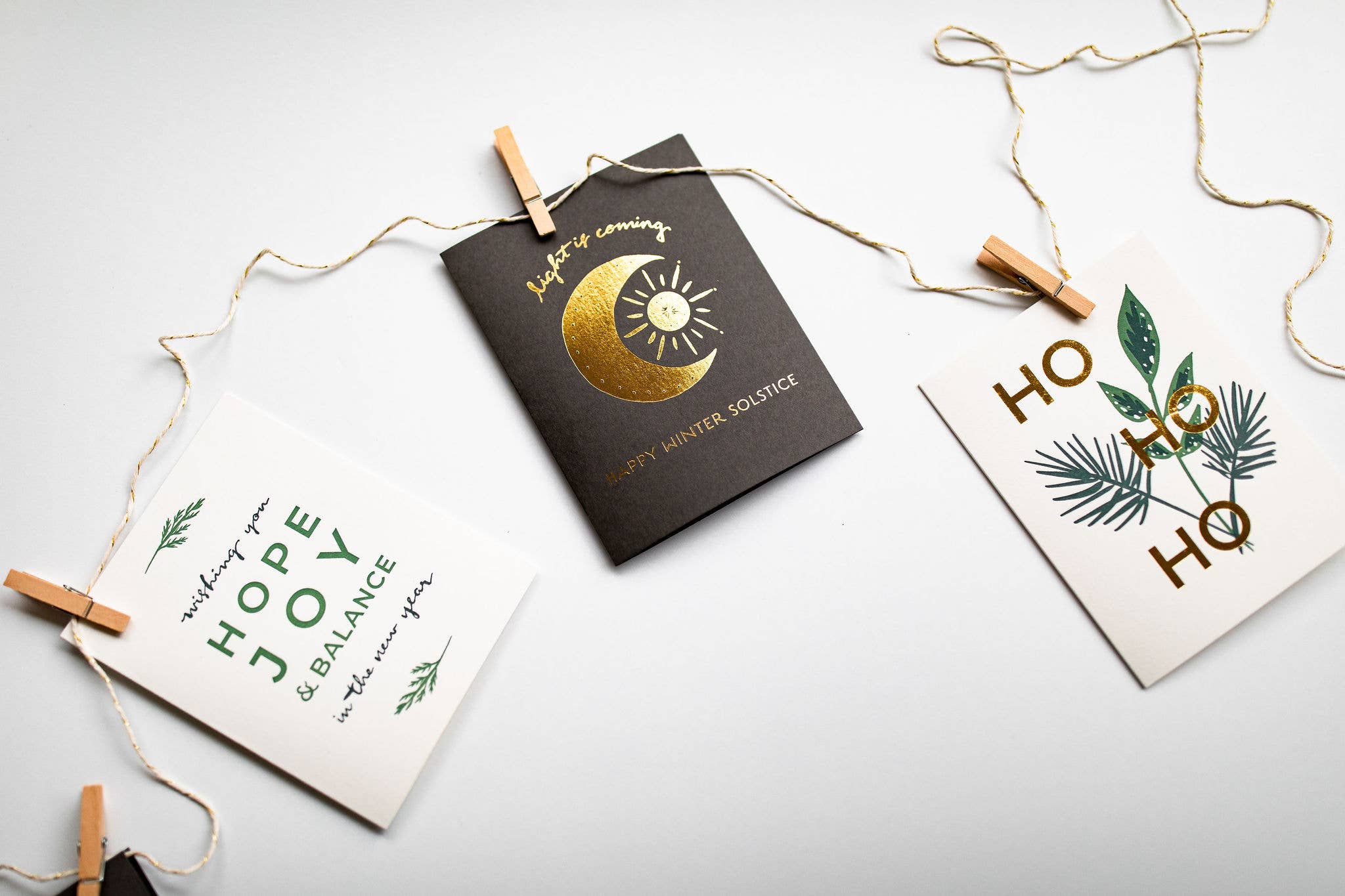 Light Is Coming - Happy Winter Solstice Notecards & Envelopes (6 Count)