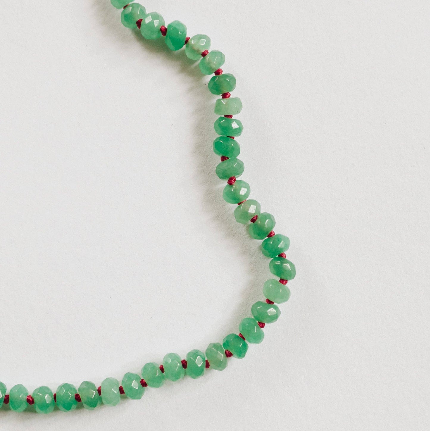 Natural Aventurine + 14KGold Filled Toggle Gemstone Necklace