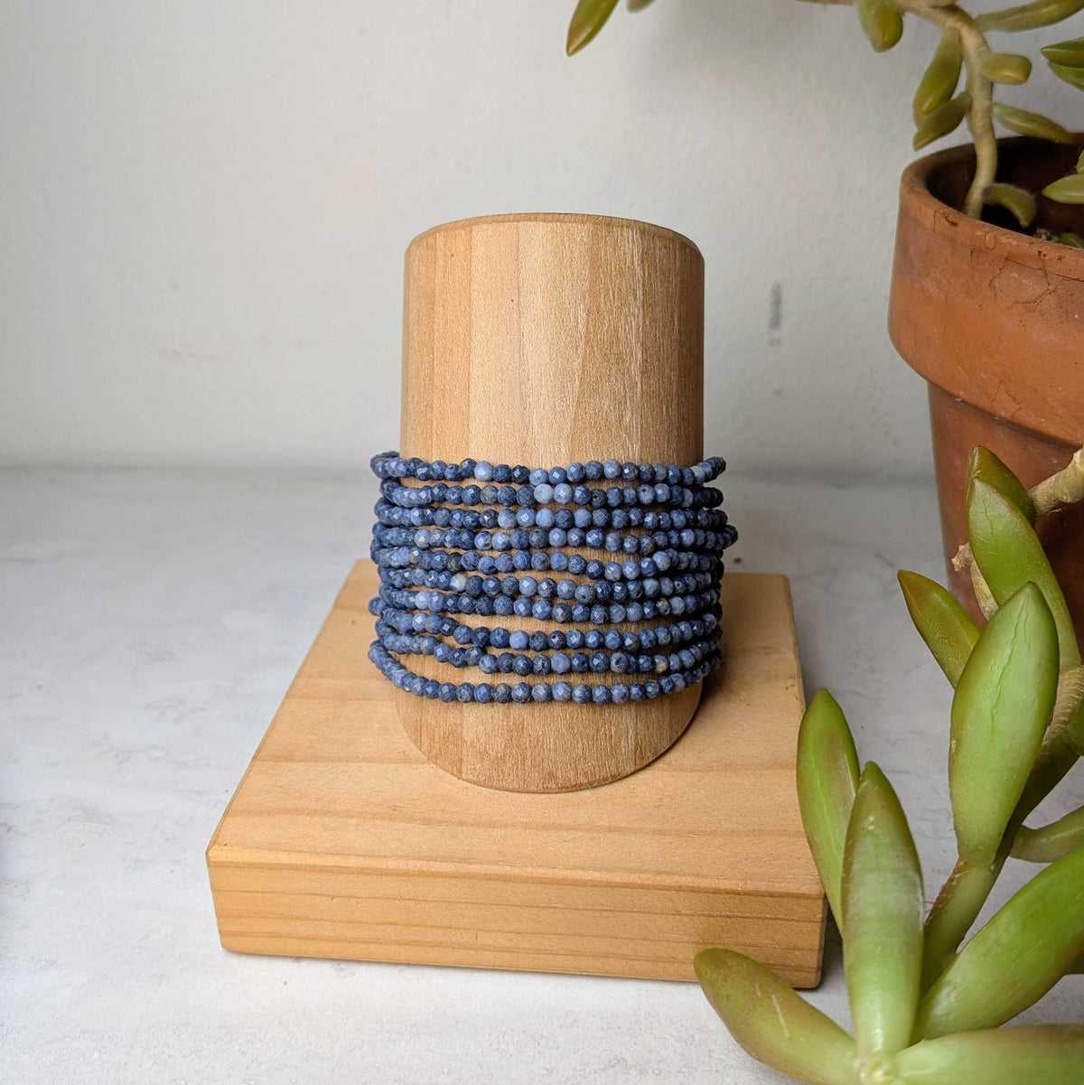 Crystal Faceted Beaded Bracelets | 3mm