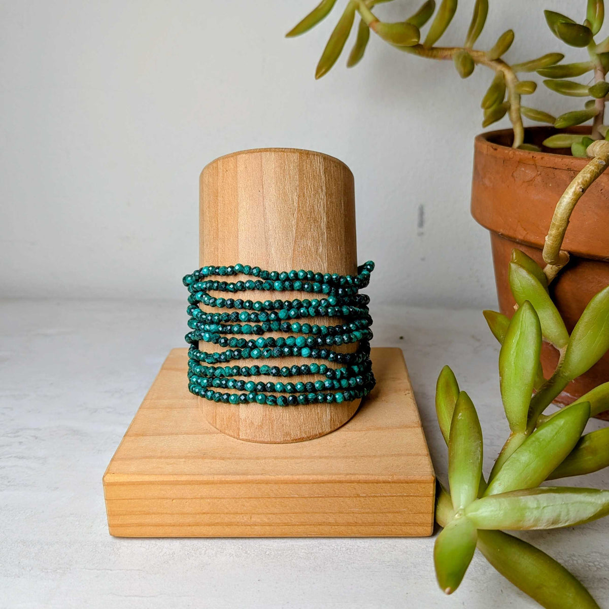 Crystal Faceted Beaded Bracelets | 3mm