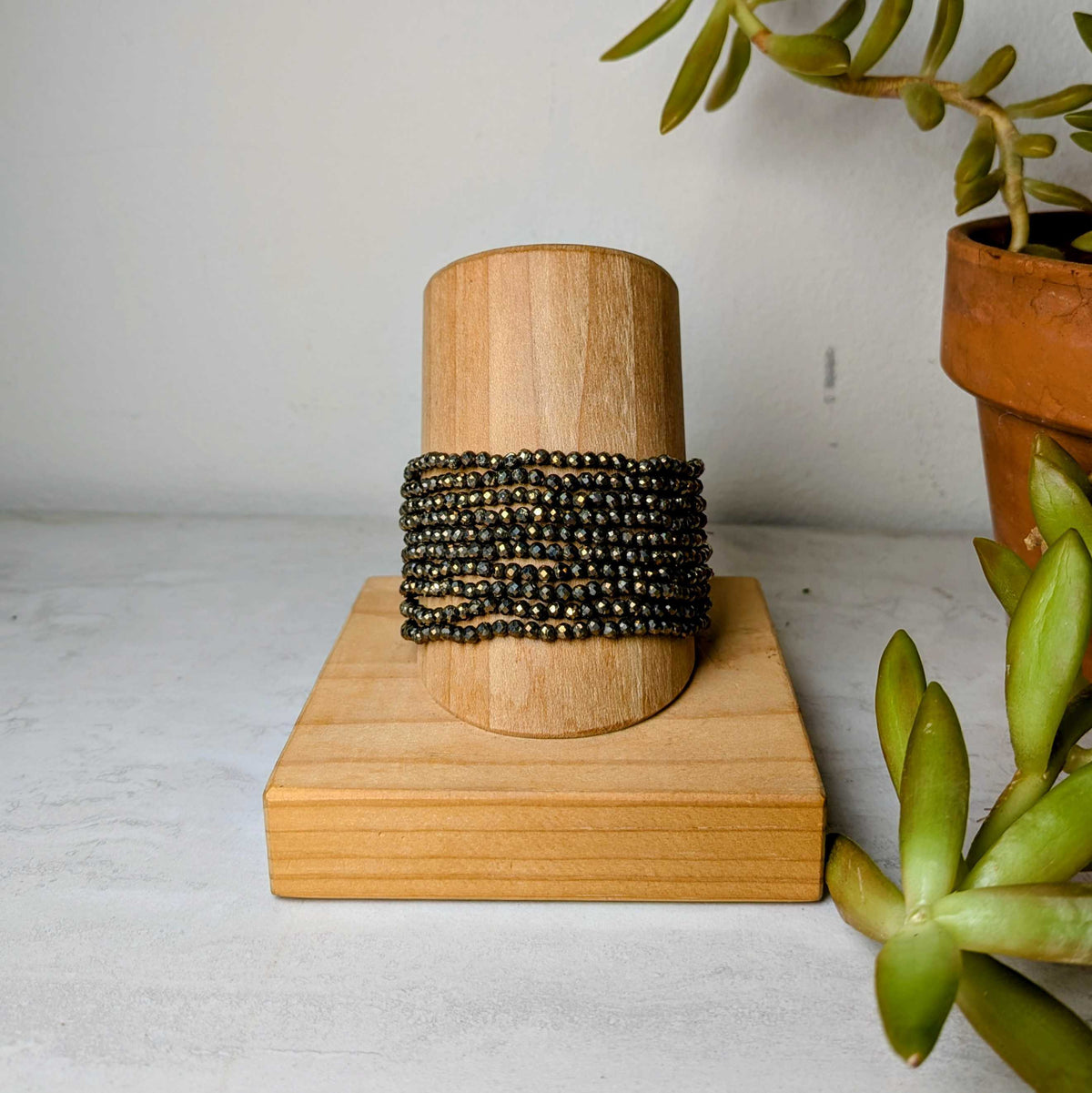 Crystal Faceted Beaded Bracelets | 3mm