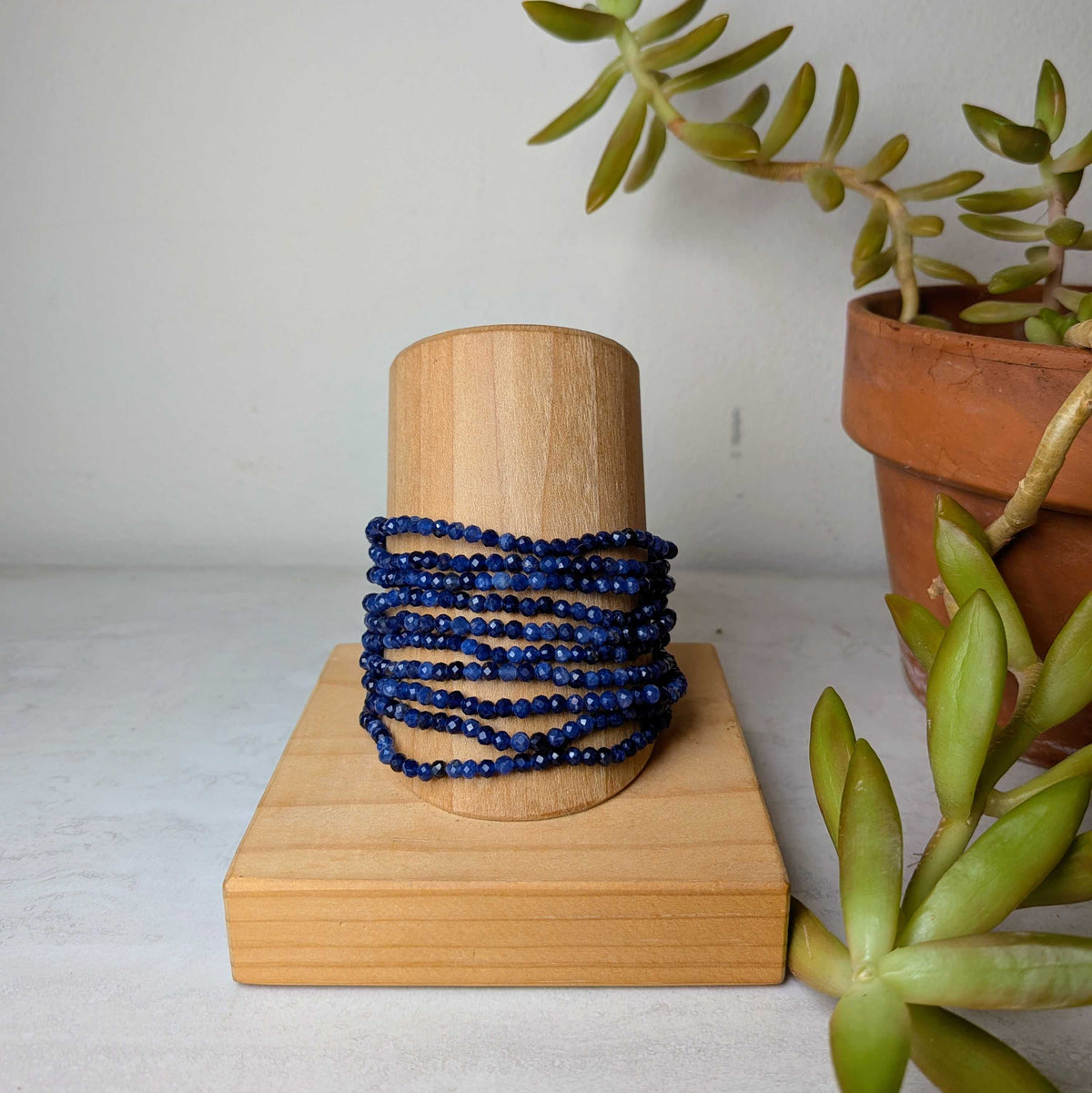 Crystal Faceted Beaded Bracelets | 3mm