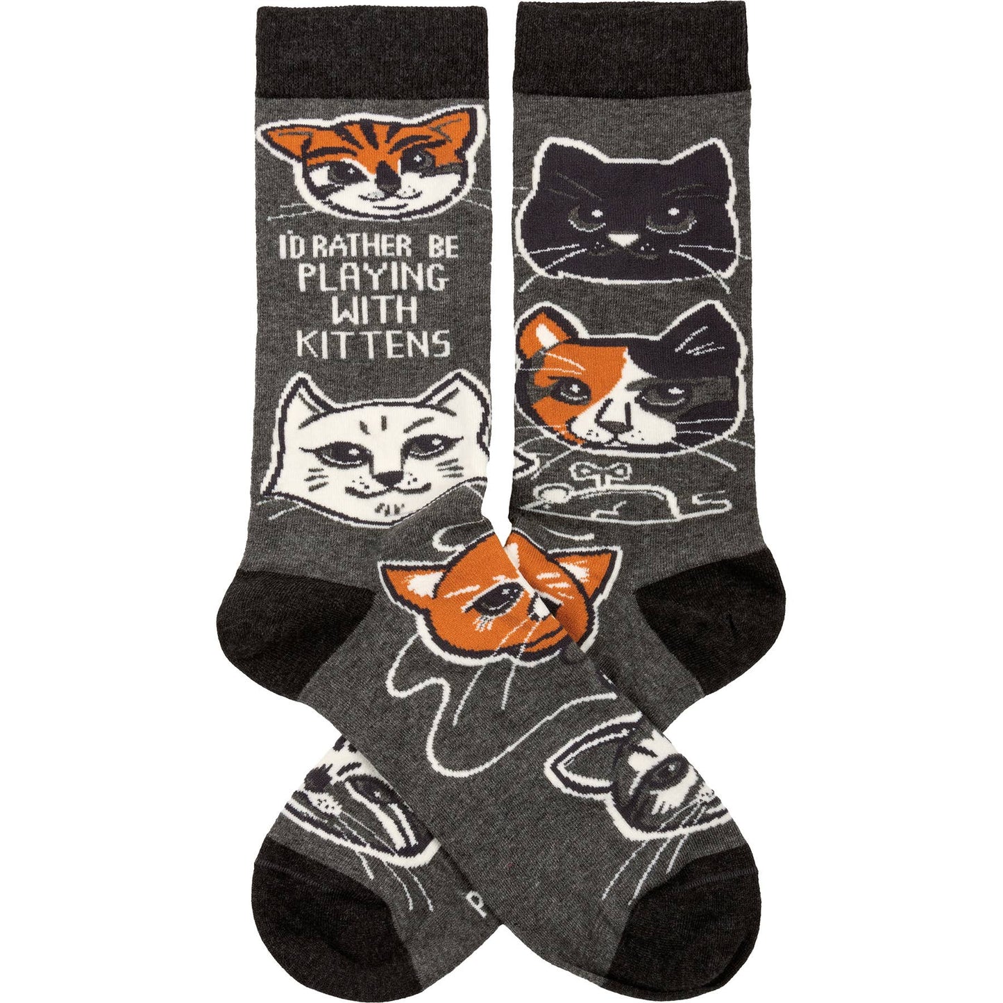 I'd Rather Be Playing With Kittens Socks