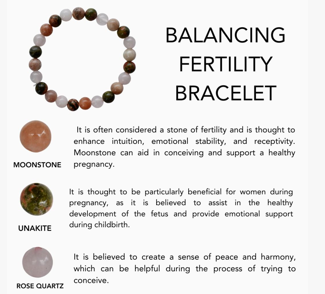 Crystal Healing Bracelets | Anxiety | Abundance | Joy | Fertility & More