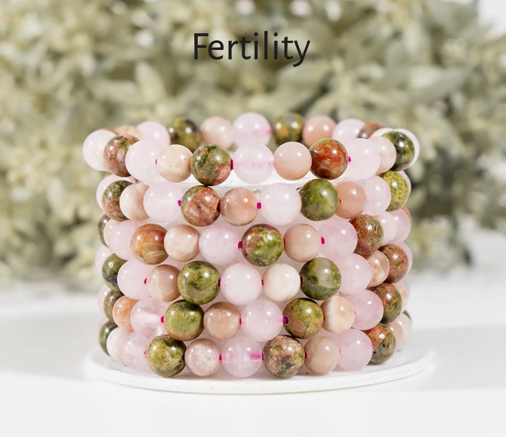 Crystal Healing Bracelets | Anxiety | Abundance | Joy | Fertility & More