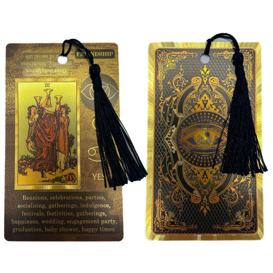 Tarot Fortune Card bookmark, additional design, at Ordinary Magic in Savannah, GA.