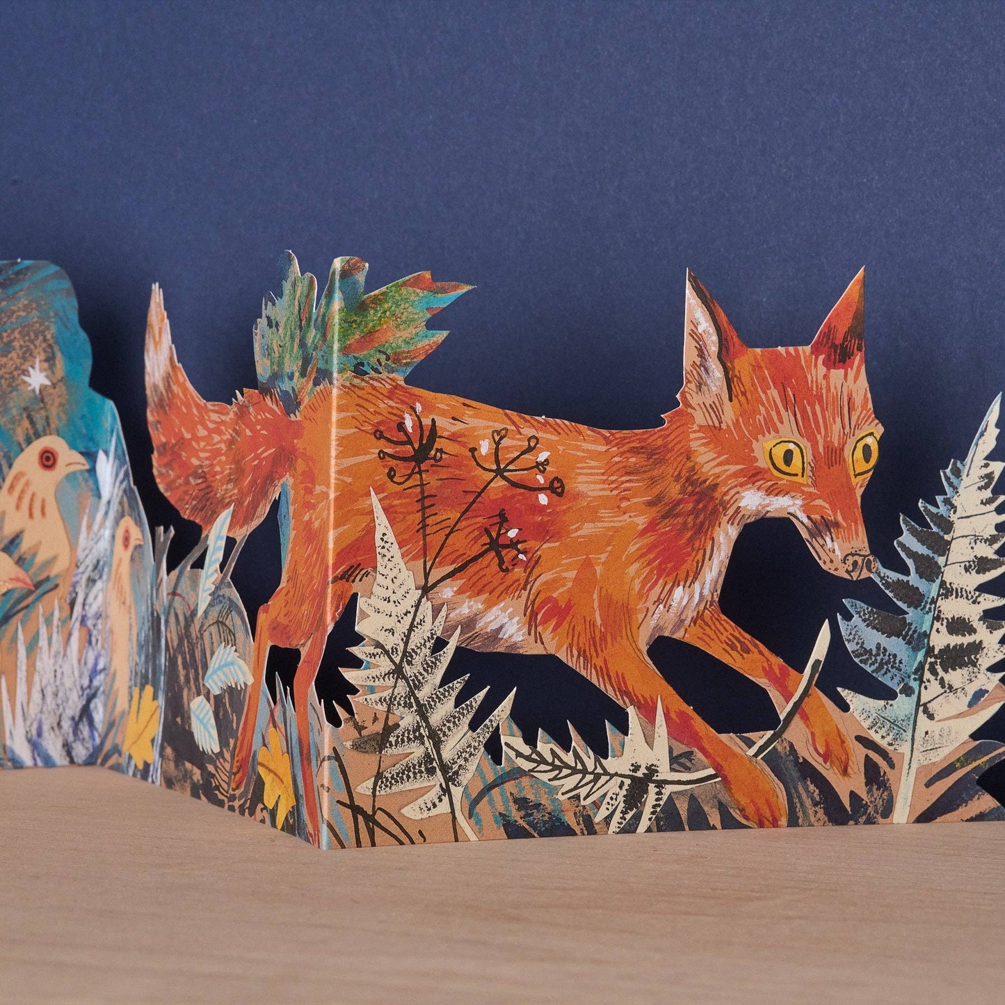 Fox, Unfolding Cutout Card | Art Angels
