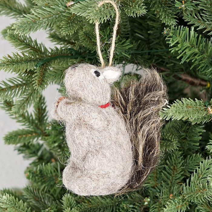Wooly Squirrel Ornament – 4.5"