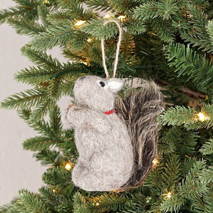 Wooly Squirrel Ornament – 4.5"