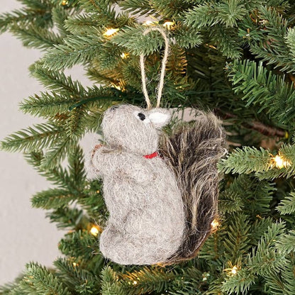 Wooly Squirrel Ornament – 4.5"