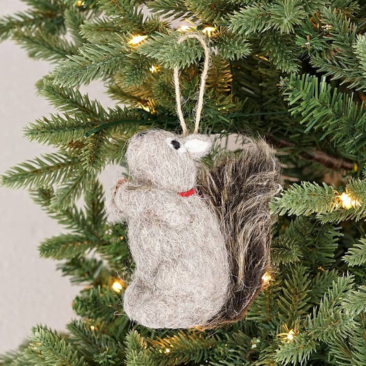 Wooly Squirrel Ornament – 4.5"