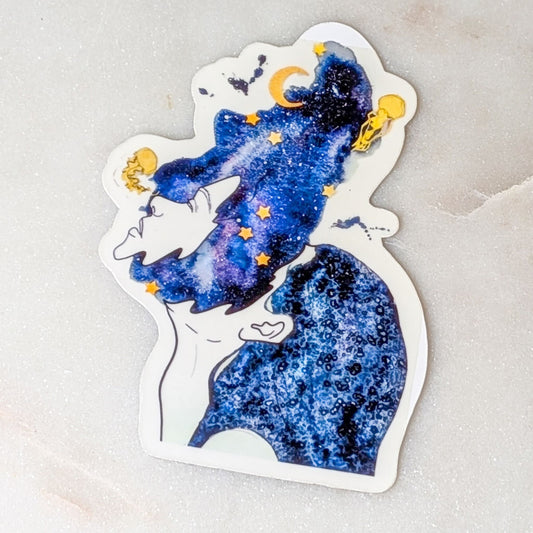 Galaxy Face Sticker