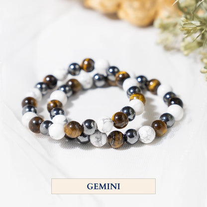 Crystal Zodiac Bracelet | 8mm | Healing Gemstone Bracelets