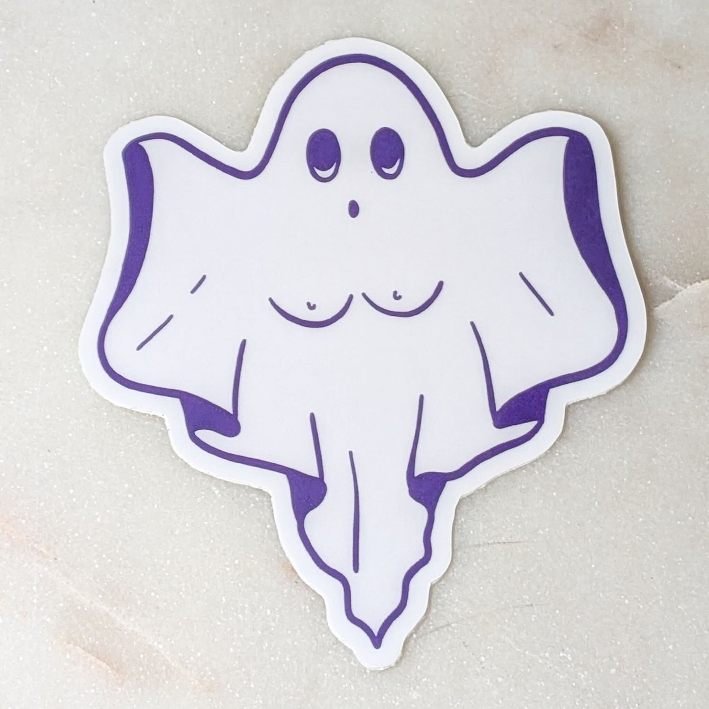 Ghost Boo-bies Sticker